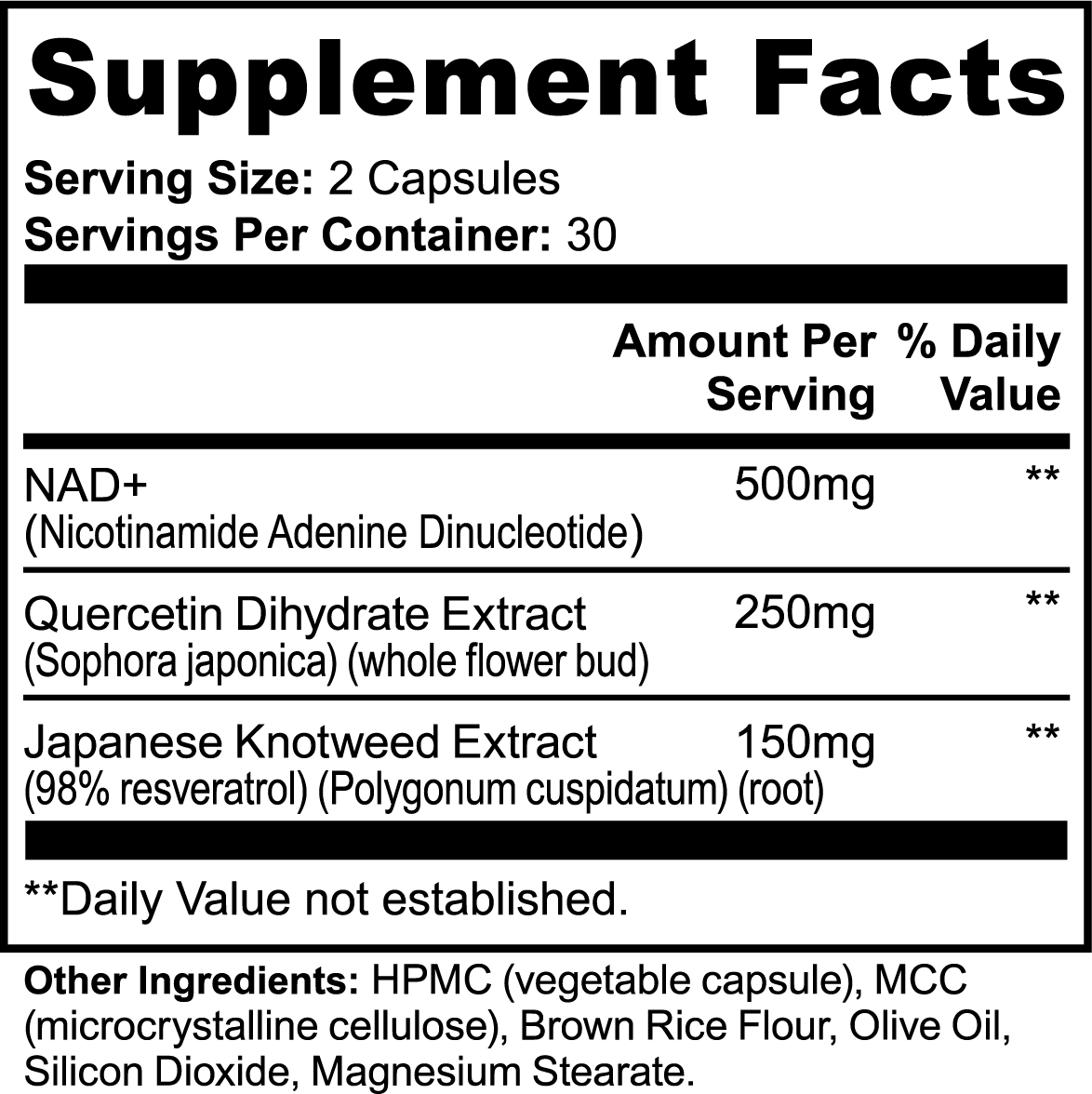 NAD+ Cellular Ascension Formula